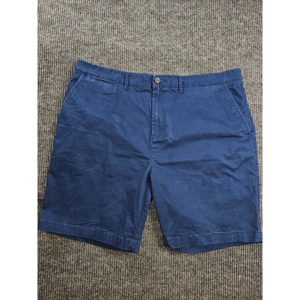 Tricots St Raphael Shorts Mens 42 Blue Chino Estate Blue Flat Front Golf